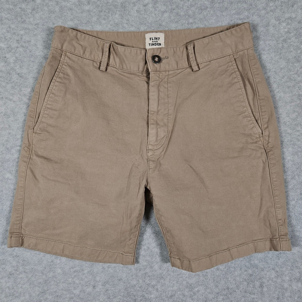 Flint and Tinder 365 (Men's 29) Khaki Shorts Chino Casual Summer Stretch Cotton